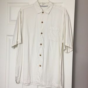 Tommy Bahama 100% silk button up shirt